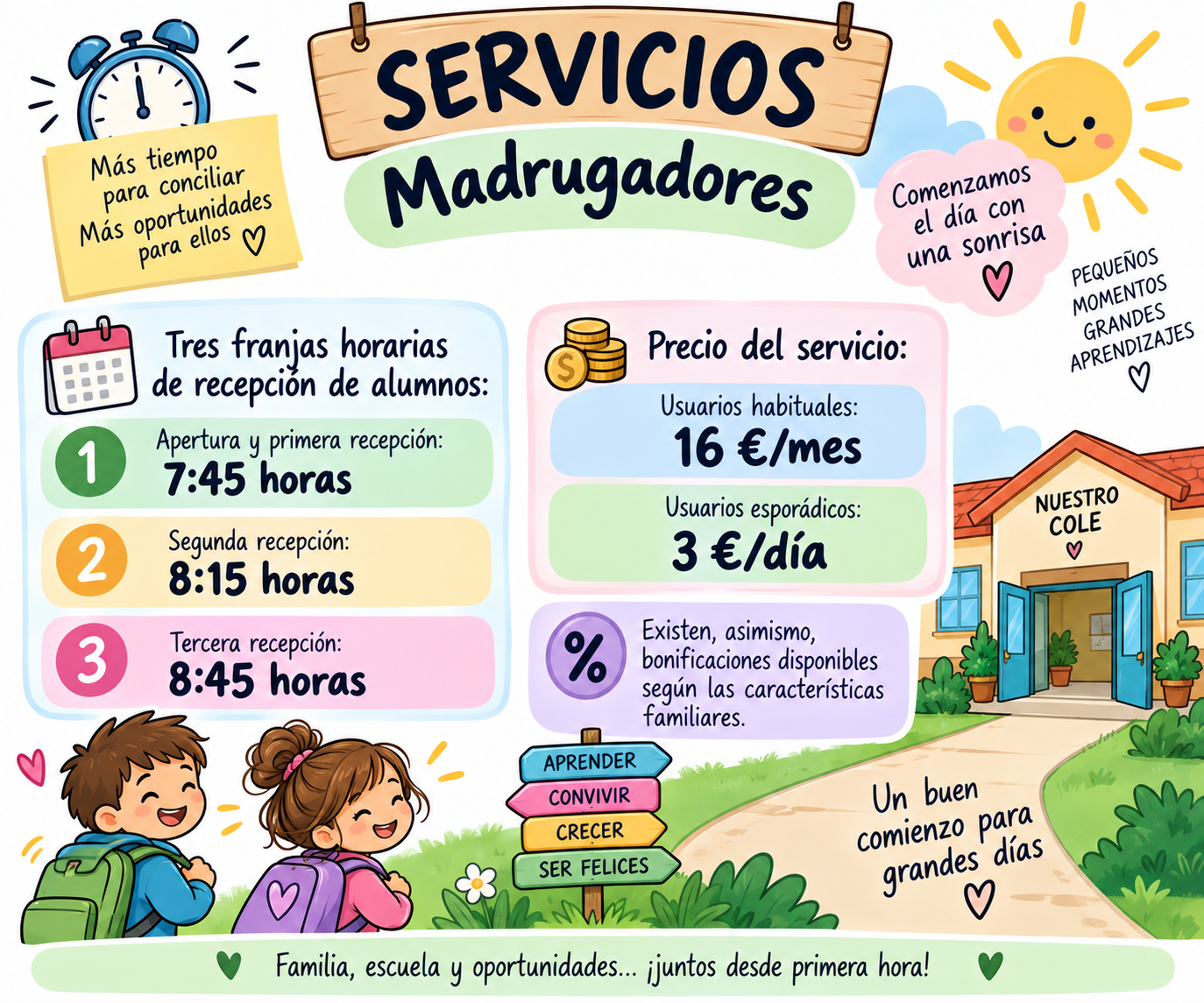 servicio madrugadores
